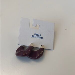 Urban Outfitters Purple Hoop Earrings